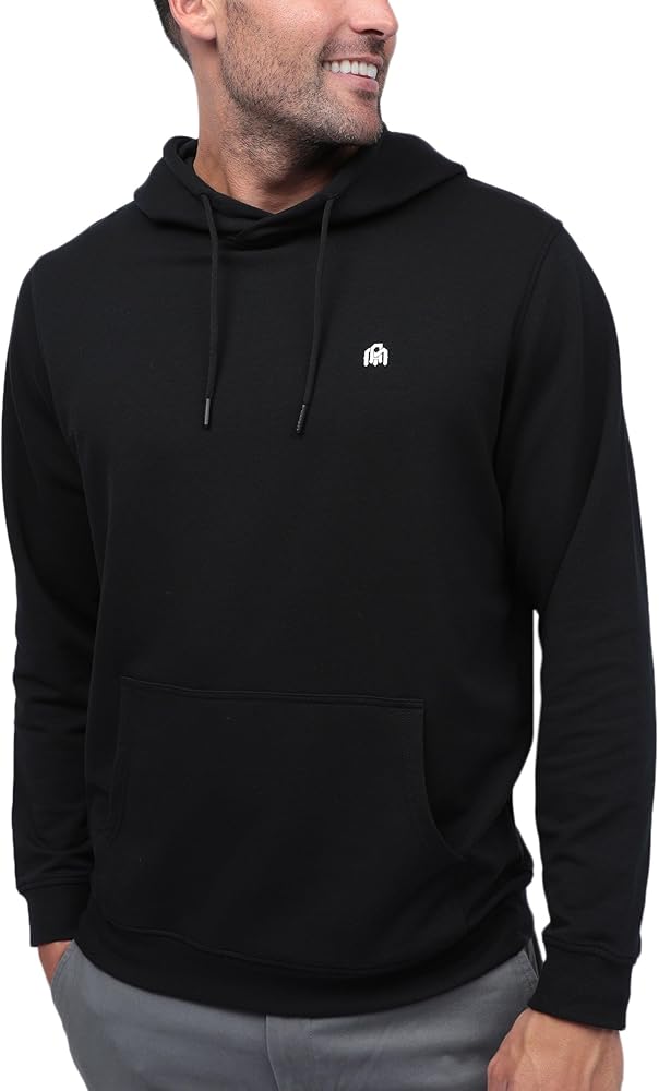 INTO THE AM Premium Hoodies For Men S - 4XL Lightweight Casual Fitted Plain Pullover Sweatshirt