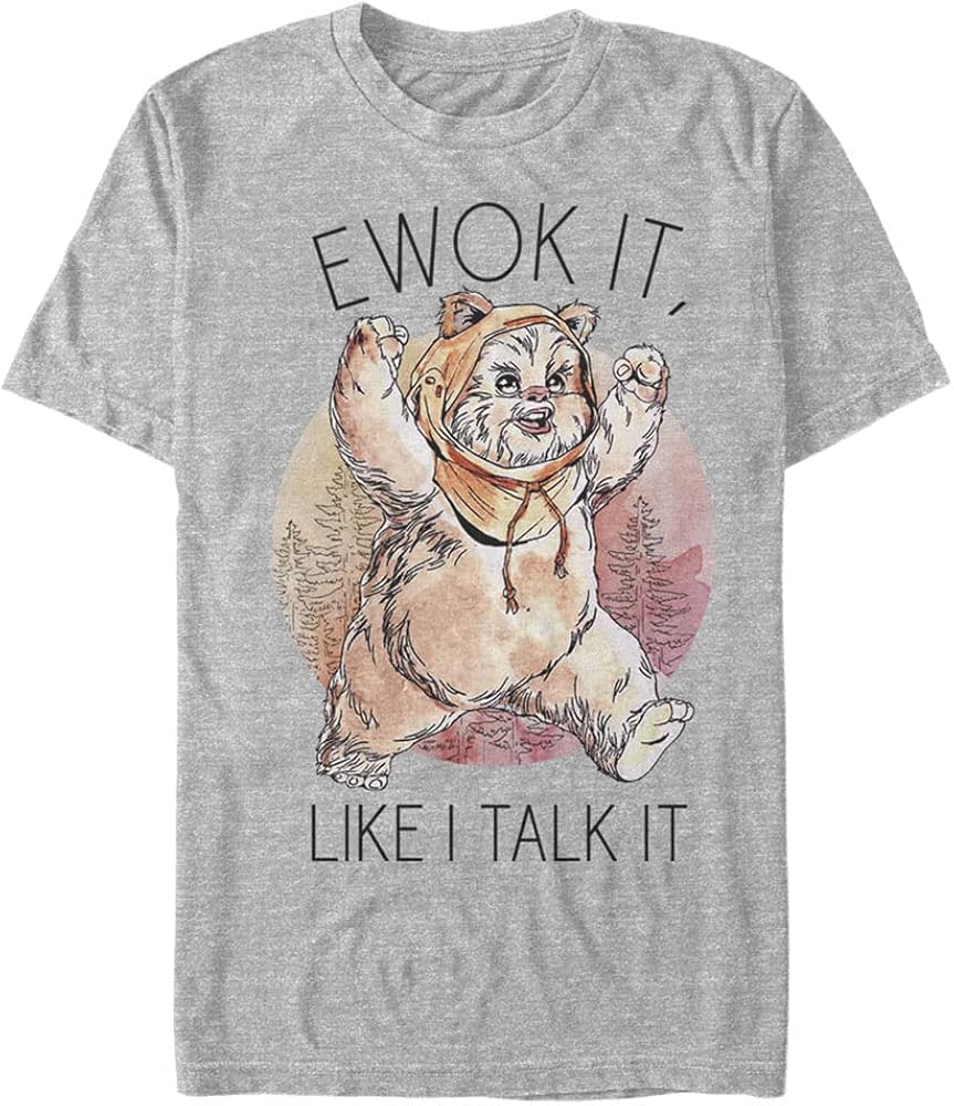 STAR WARS Ewok It Men's Tops Short Sleeve Tee Shirt