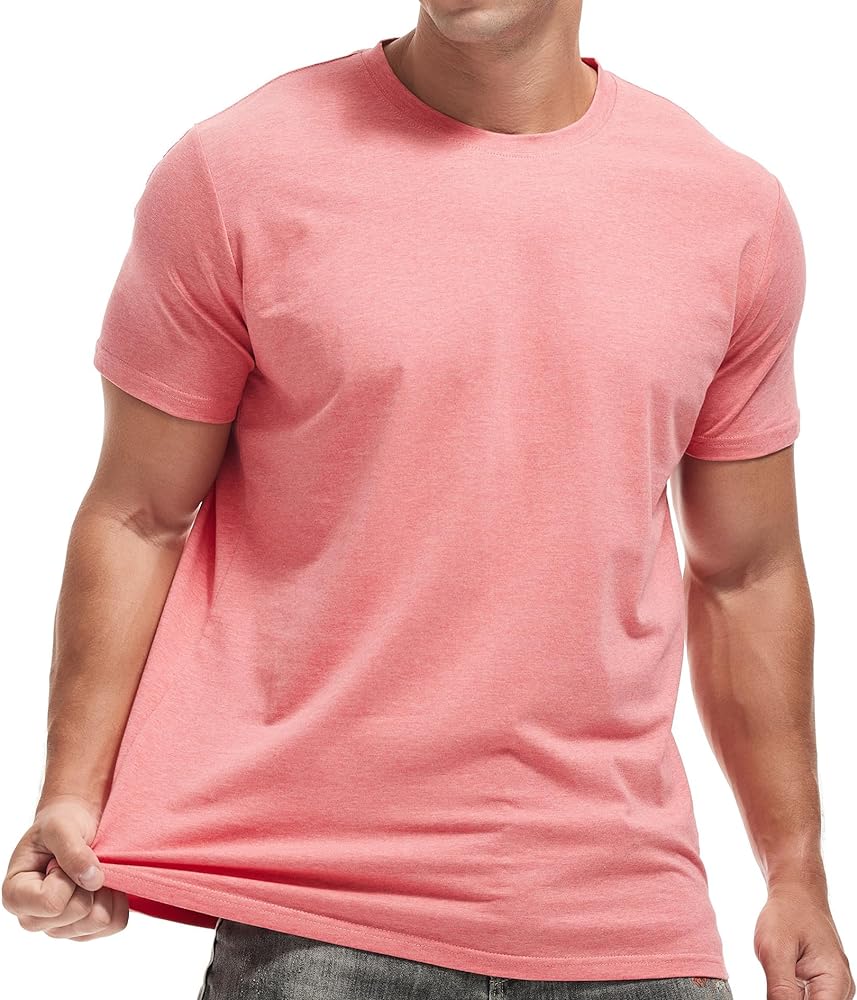 Crew Neck Tees Premium Men's T-Shirts - Soft and Fit Mens T-Shirt - Casual Stylish Tee for Men S - 4XL