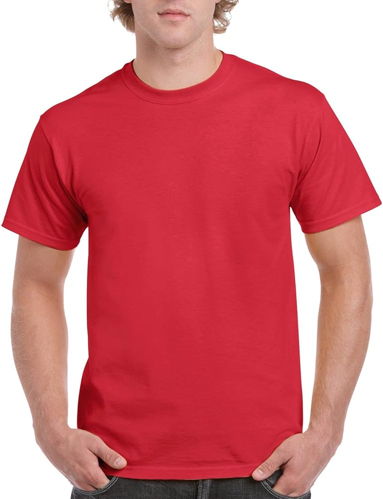 Gildan Men's G2000 Ultra Cotton Adult T-shirt, Red, Small