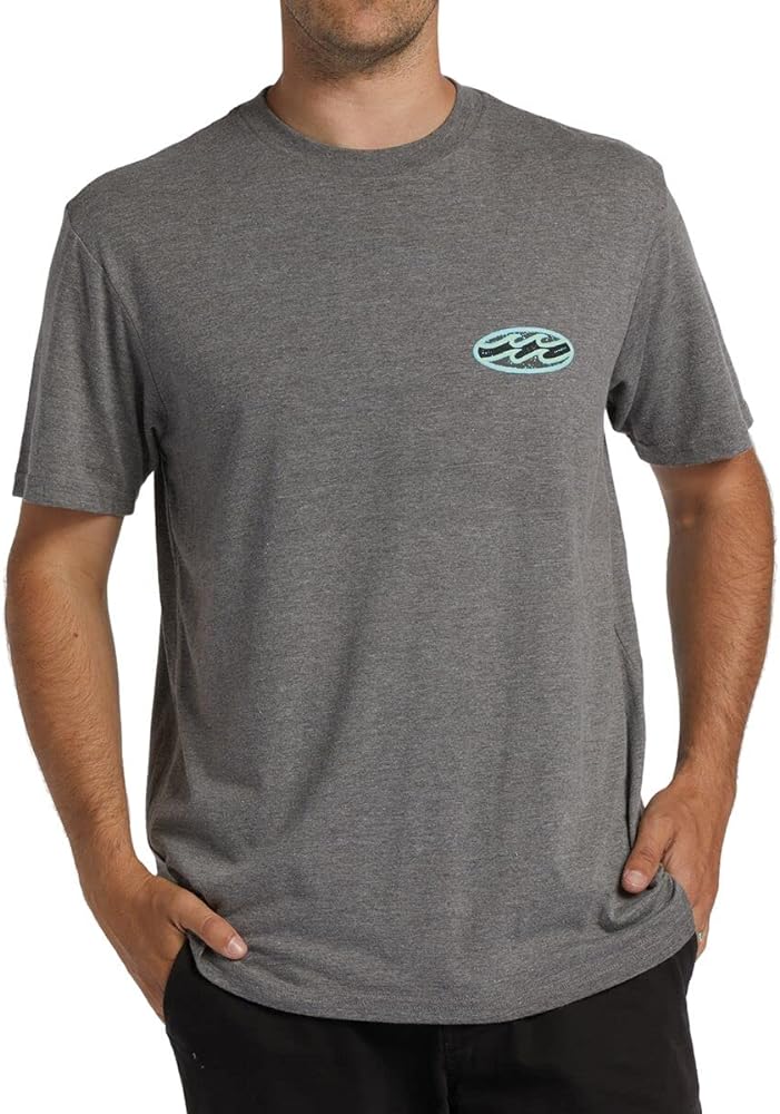 Billabong Men's Classic Short Sleeve Premium Logo Graphic T-Shirt