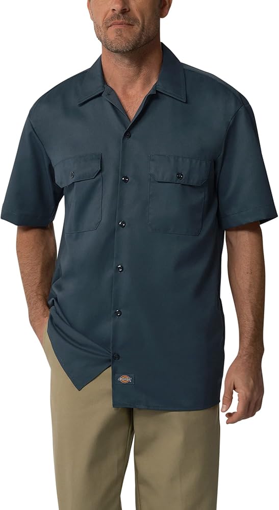 Dickies Men's Big and Tall Short-Sleeve Work Shirt