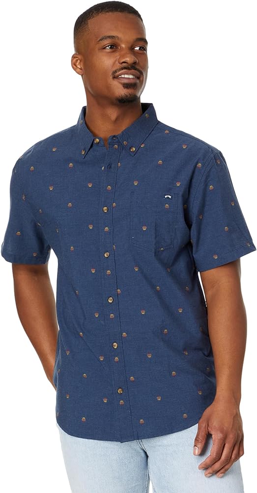 Billabong Men's All Day Jacquard Short Sleeve Woven