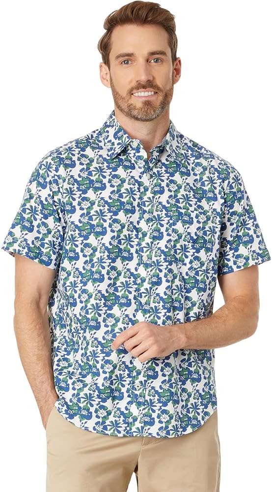 Nautica Men's Sustainably Crafted Printed Short-Sleeve Shirt