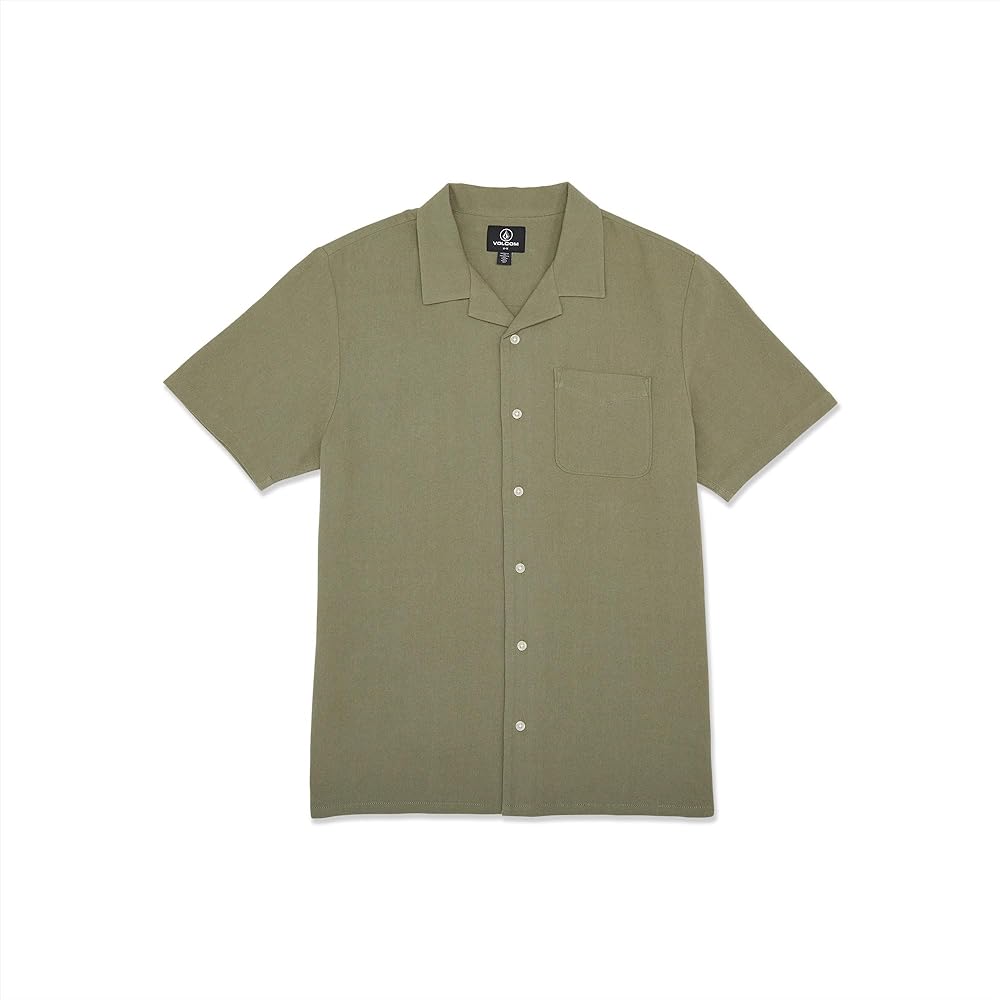 Volcom Men's Regular Hobarstone Short Sleeve Classic Fit Shirt