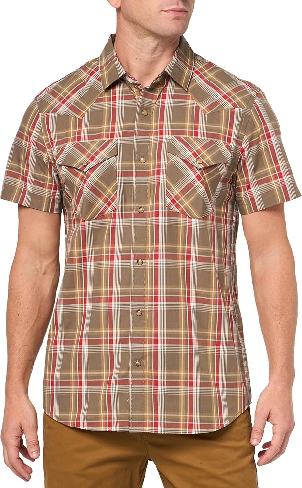 Pendleton Men's Short Sleeve Snap Front Frontier Shirt