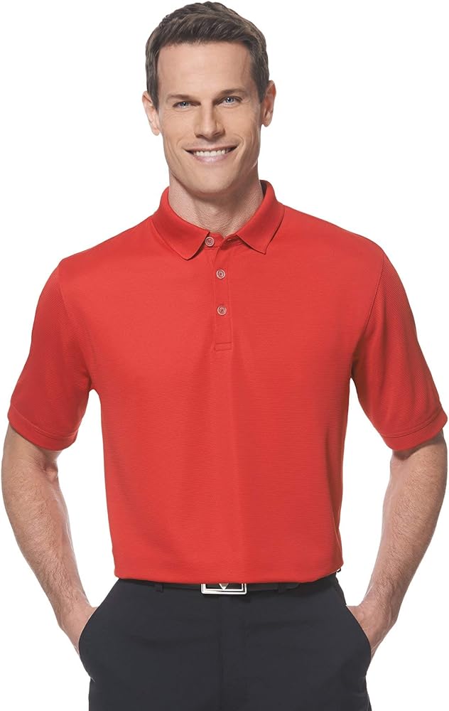 Callaway Men's Short Sleeve Ottoman Performance Golf Polo