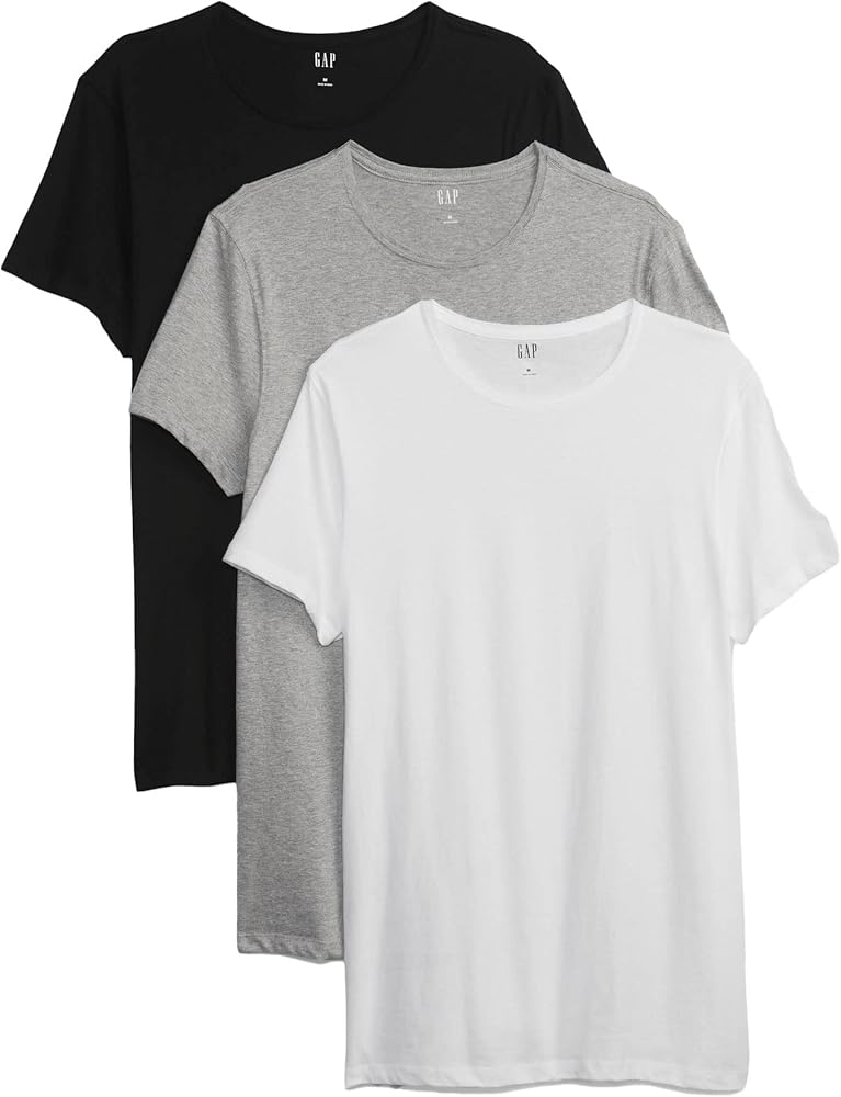 GAP Men's 3-Pack Cotton Classic Tee T-Shirt