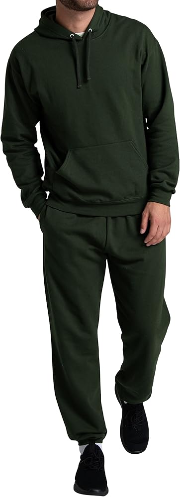 Fruit of the Loom Eversoft Fleece Elastic Bottom Sweatpants with Pockets, Relaxed Fit, Moisture Wicking, Breathable