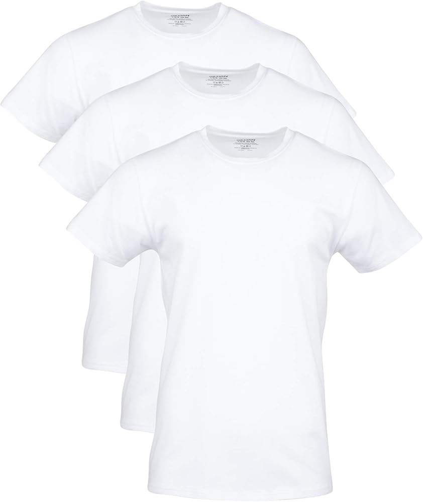 Gildan Mens Cotton Stretch T-Shirts, Multipack