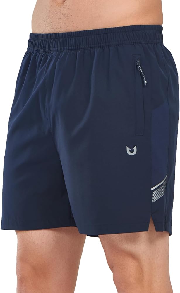 NORTHYARD Men's Athletic Running 5" Shorts Quick Dry Lightweight with Zip Pockets Gym Workout Active