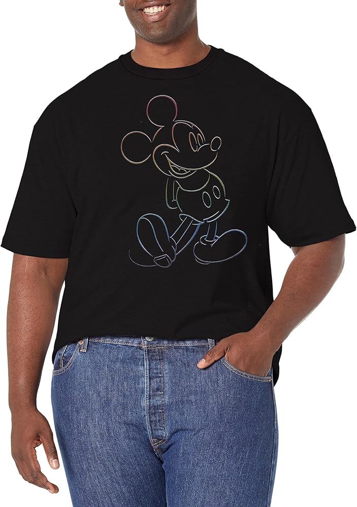 Disney Classic Mickey Big Pride Men's Tops Short Sleeve Tee Shirt