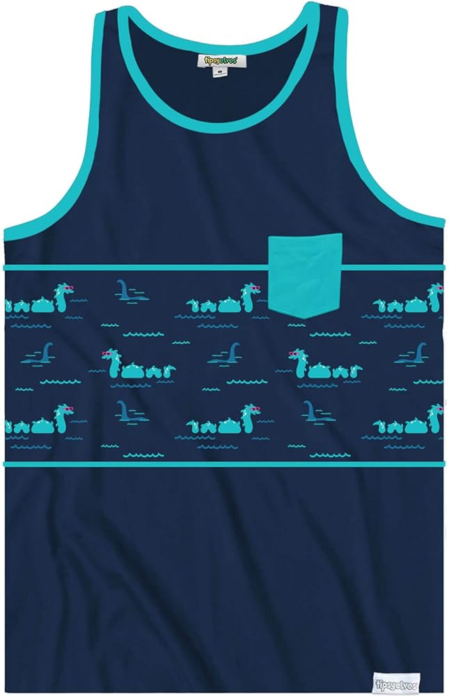 Tipsy Elves Summer Tank Tops for Men - Bright and Colorful Sleeveless Tees - Graphic Beach Muscle Shirts