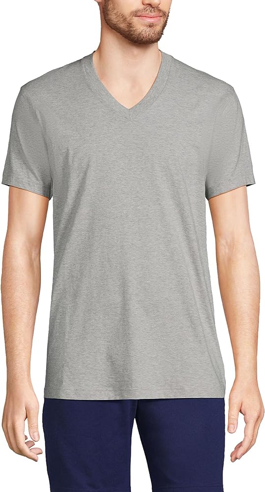 Lands' End Mens Vneck T-Shirt