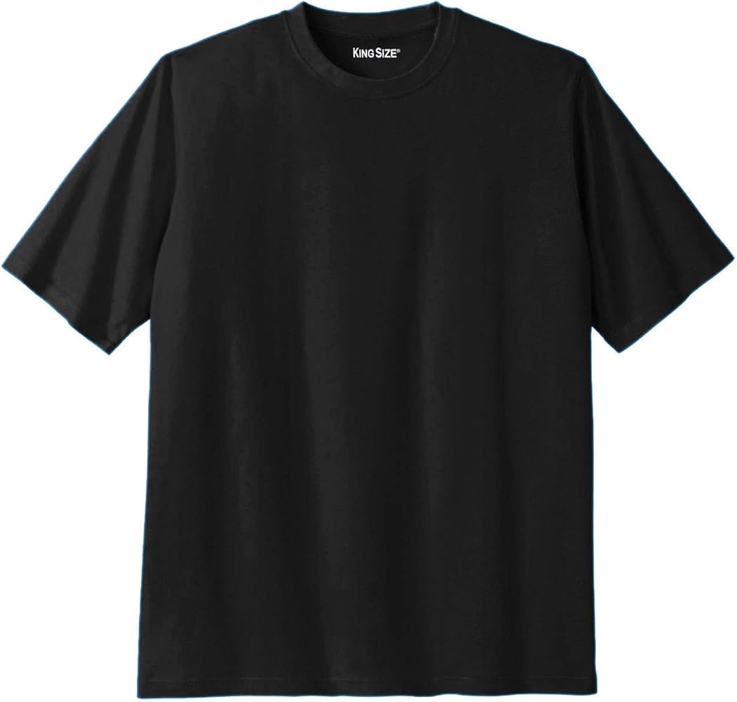 KingSize Men's Big & Tall Shrink-Less Lightweight Crewneck T-Shirt