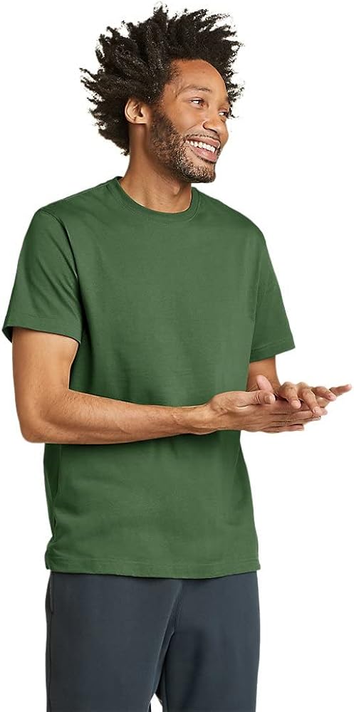 Eddie Bauer Men's Legend Wash 100% Cotton Short-Sleeve Classic T-Shirt