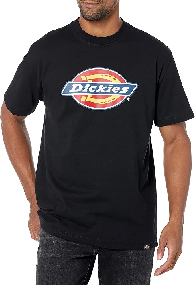 Dickies Men's Big & Tall Short Sleeve Tri-Color Logo Graphic T-Shirt