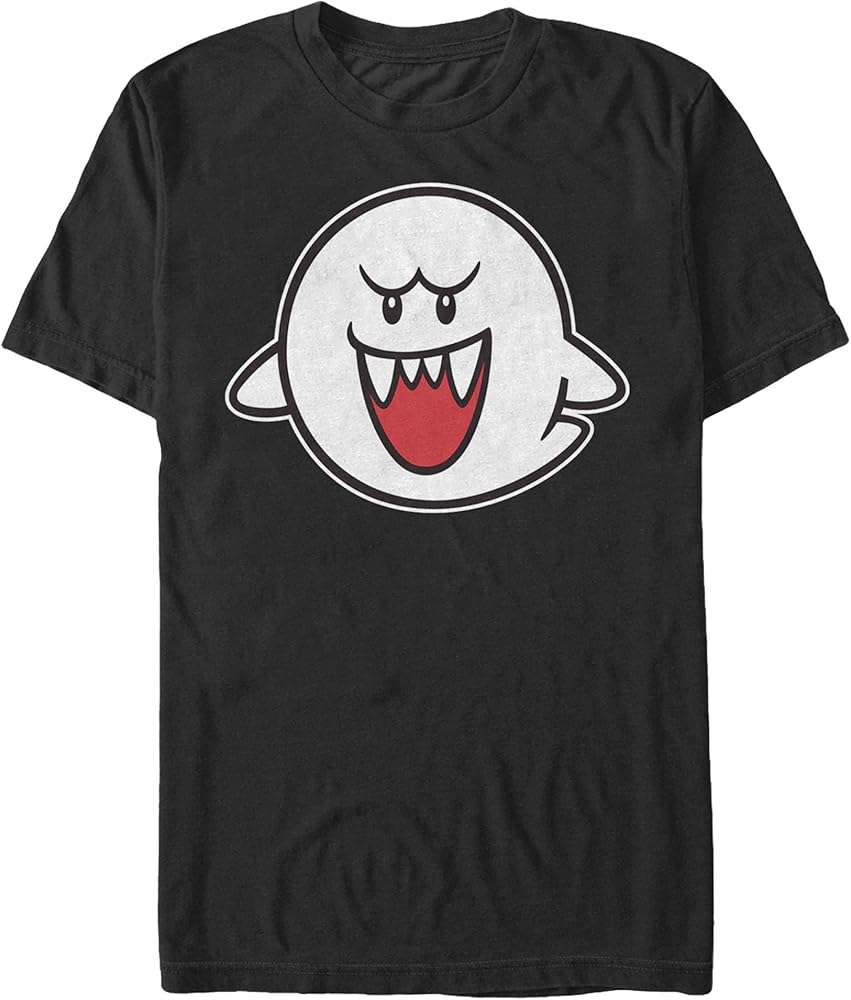 Nintendo Men's Super Mario Boo Character Portrait T-Shirt