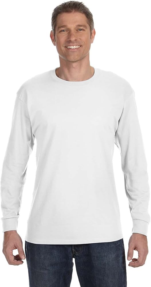 Hanes Mens 6.1 oz. Tagless ComfortSoft Long-Sleeve T-Shirt (5586)