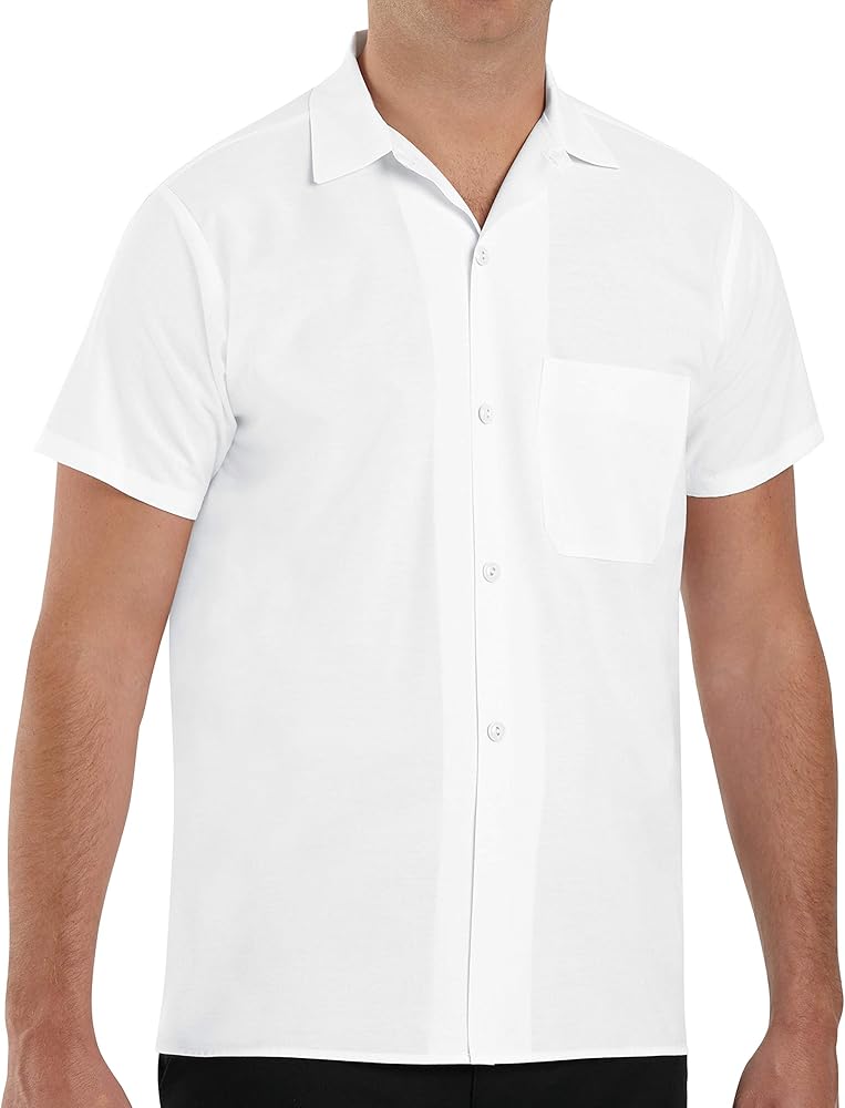 Chef Designs Men's Button-Front Cook Shirt