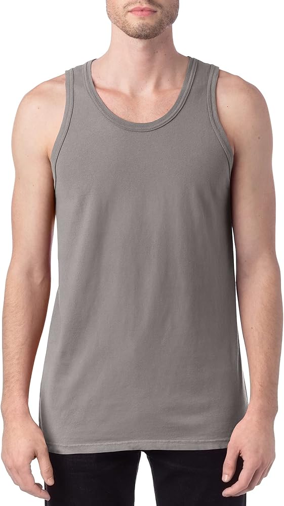 Hanes Mens Originals Garment Dyed Tank, 100% Cotton Tanks For Men, Sleeveless Cotton Shirts