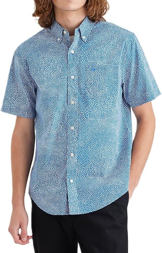 Dockers Men's Classic Fit Short Sleeve Signature Comfort Flex Shirt (Regular and Big & Tall)