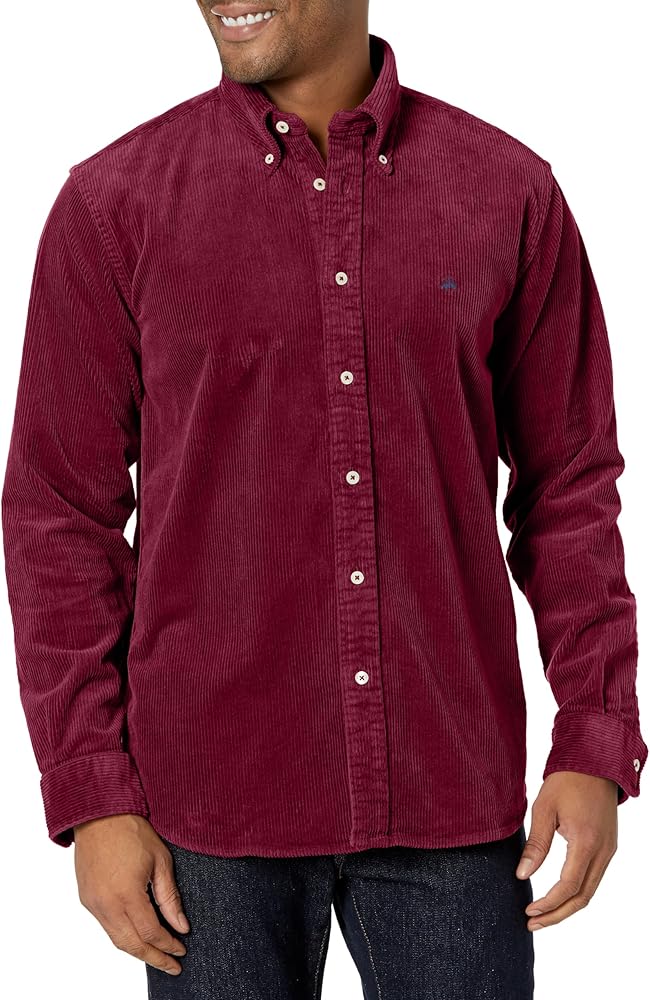 Brooks Brothers Men's Button-down Collar Corduroy Sport Shirt