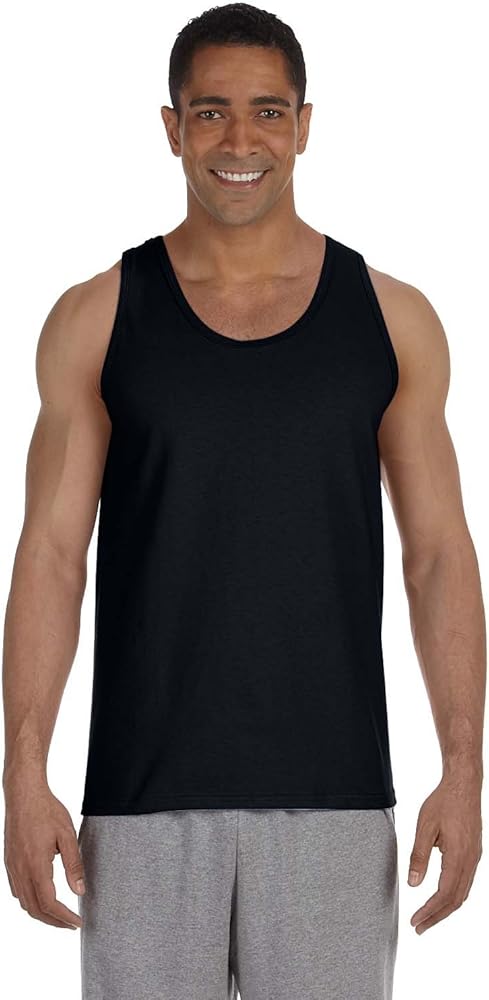 Gildan Mens Plain Solid Tanktop