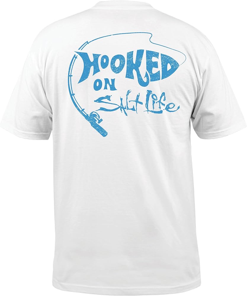 Salt Life Men's Hooked on Short Sleeve Tee