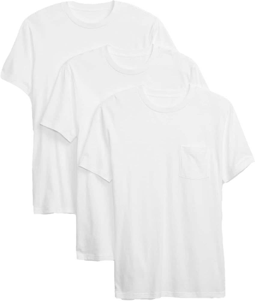 GAP Men's 3-Pack Pocket Tee T-Shirt