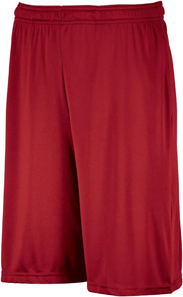 Russell Athletics Men's Dri Power Essential Performance Shorts with Pocket - Workout and Gym Active Wear