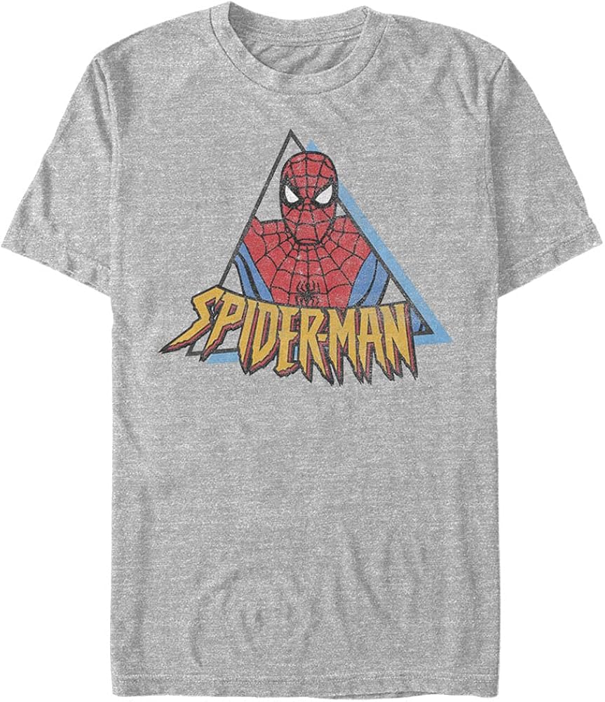 Marvel Men's Universe Spiderman Triangle T-shirt