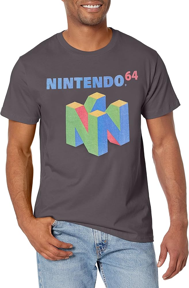 Nintendo Men's N64 Logo Short Sleeve T-Shirt