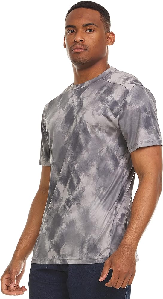 Russell Athletic Mens Dri-Power Victory Tie-dye Short Sleeve Crew