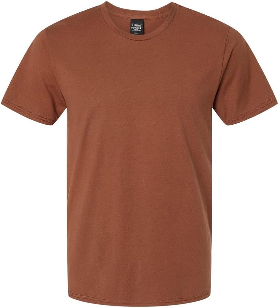 Hanes Mens Nano-T T-Shirt, 3XL, Canyon Rock Brown