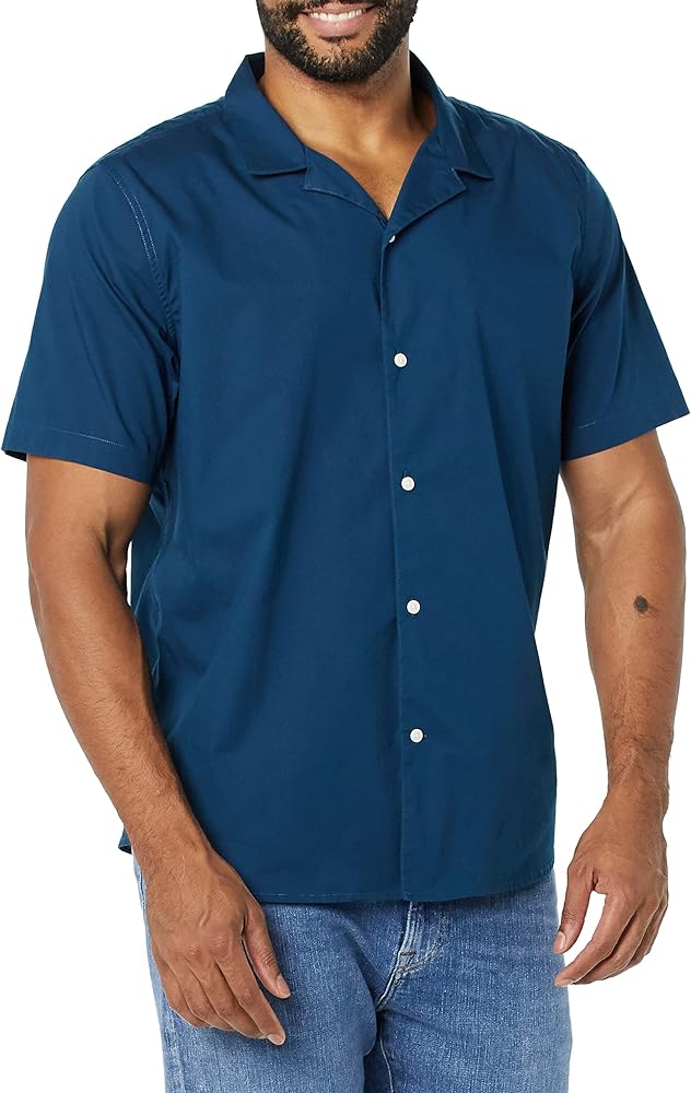 Amazon Essentials Men's Slim-Fit Vacation Shirt