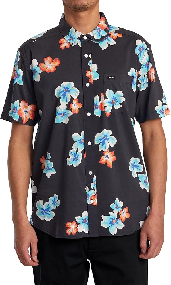 RVCA Men's Anytime Short Sleeve Woven