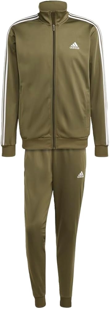 adidas Men's Sportswear Basic 3-stripes Tricot Track Suit