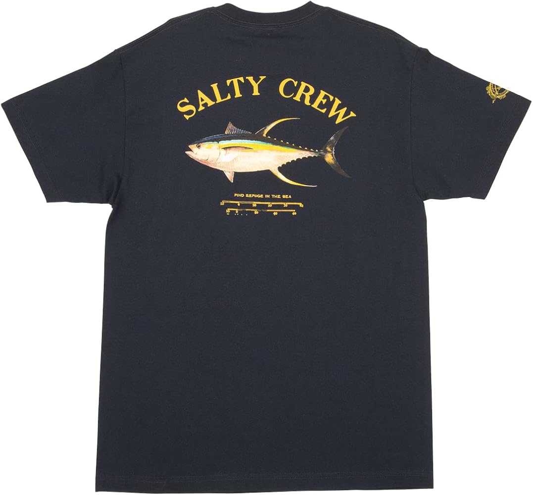 Salty Crew Ahi Mount SS Tee - Men's Fashion Casual Short Sleeve T-Shirt Cotton - Regular Fit - Lifestyle Beach Apparel