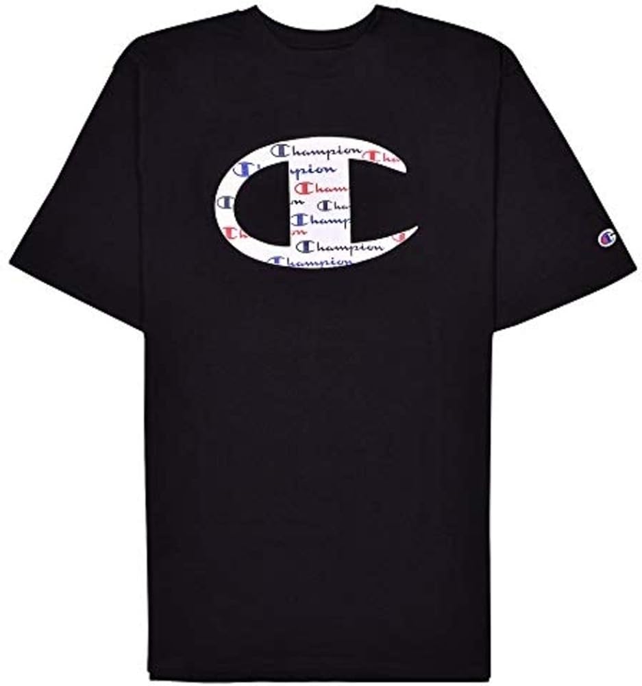 Champion Big and Tall Shirts for Men – Crewneck Big and Tall T Shirt Graphic Tee