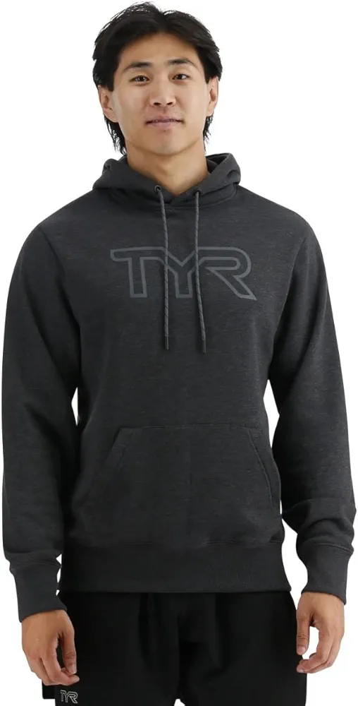 TYR UHOMC3A255S Biglogo Unisexhoodie Charcoal Heather S