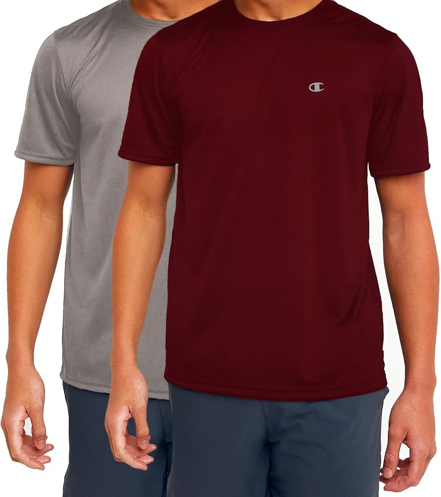 Champion T Shirts for Men Big and Tall - Performance Moisture Wicking Gym Shirts