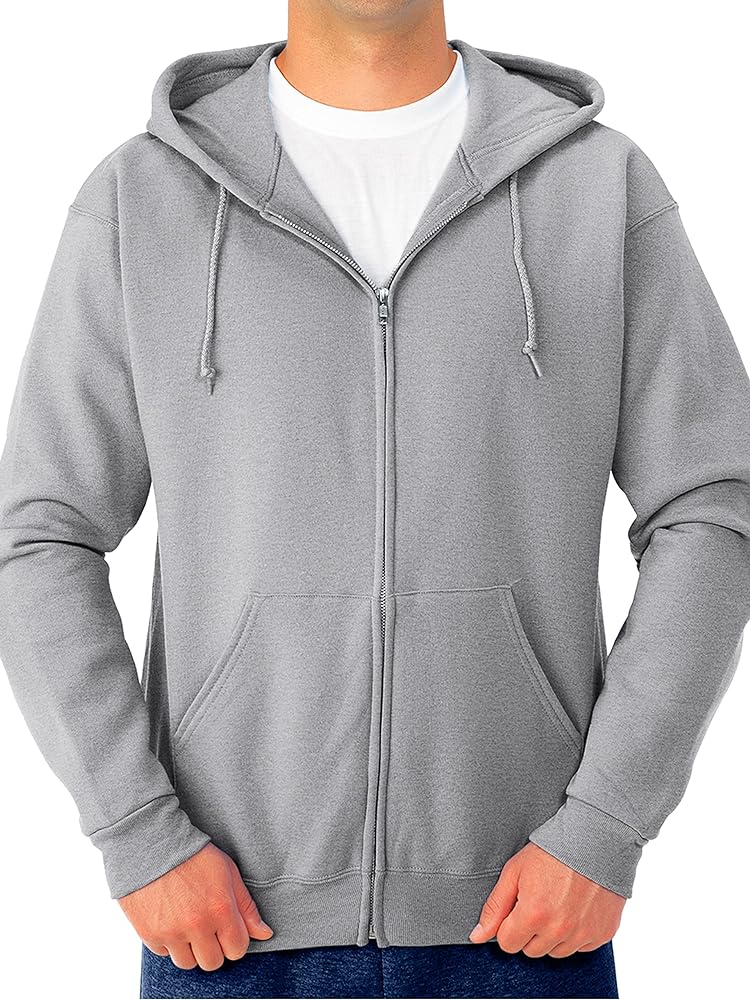 Jerzees Men’s NuBlend Fleece Hoodies & Sweatshirts, Cotton Blend, Sizes S-3X