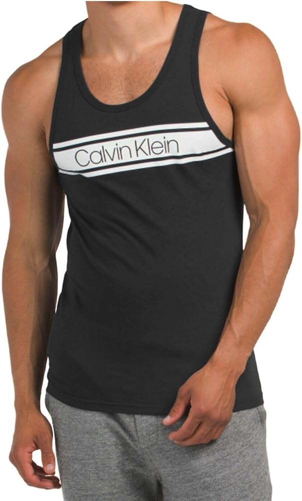 Calvin Klein Men's Vibration Tank Black/White