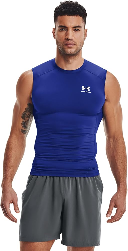 Under Armour Men's HeatGear Compression Sleeveless T-Shirt