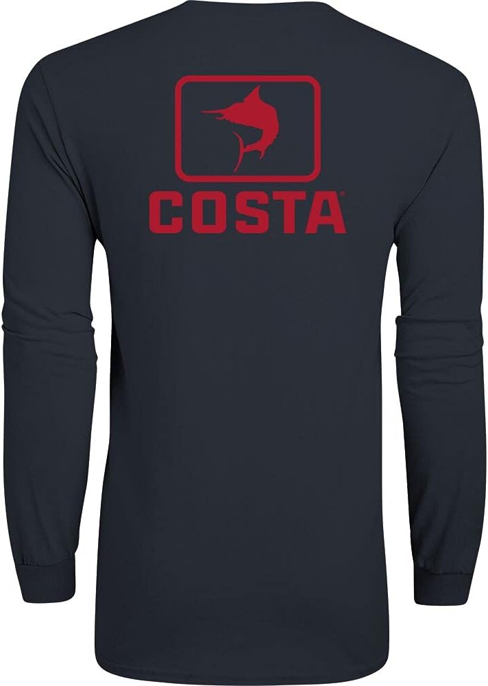 Costa Del Mar Unisex Adult Emblem Marlin Long Sleeve T-Shirt