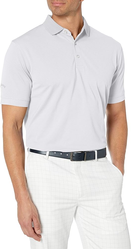 Callaway Men's Short Sleeve Ottoman Performance Golf Polo