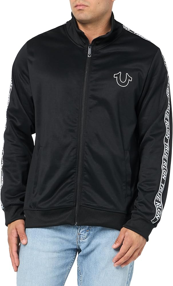 True Religion Men's Tape Track Jacket