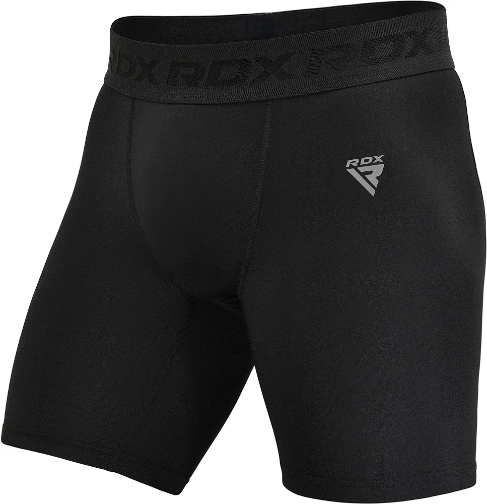 RDX Compression Shorts Men Ultra-Tight Stretchable Baselayer Athletic Sports, Spandex Activewear Underwear Workout Running