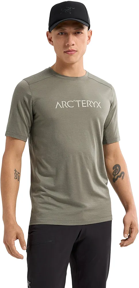 Arc'teryx Ionia Merino Wool Arc'Word Logo Shirt SS Men's | Soft Merino-Blend Performance Tee